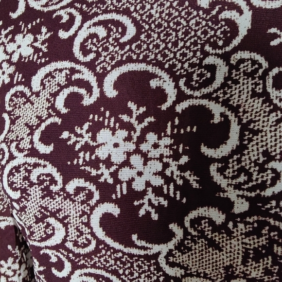 Rebecca Taylor Rochelle Fleur Raisin Combo Size Medium - Picture 3 of 8